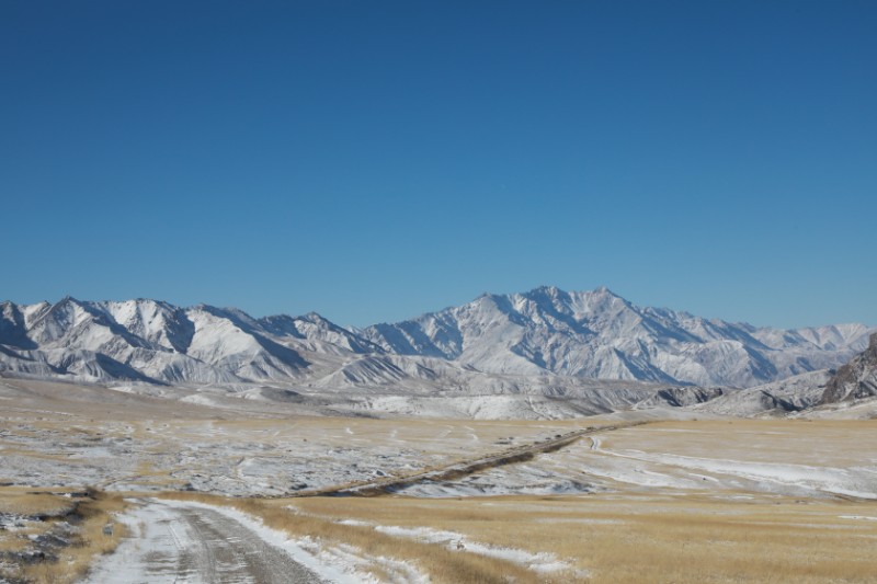 赞美祁连山雪景图片